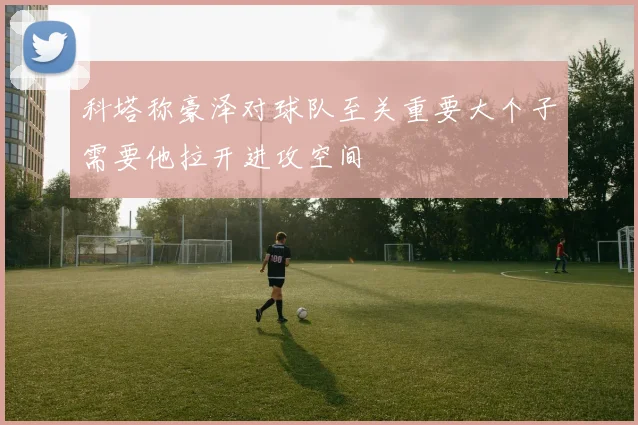 科塔称豪泽对球队至关重要大个子需要他拉开进攻空间
